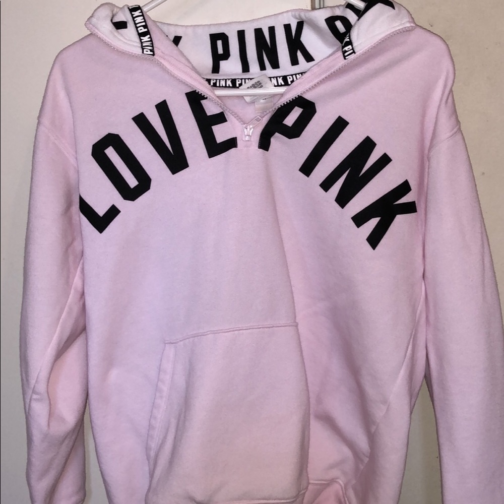 LOVE PINK Quarter Zip Sweatshirt